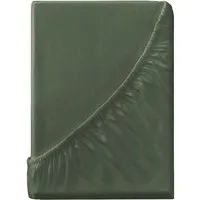 MELA MELA Bio-Spannbettlaken "KASOL" aus Perkal, 180/200 x 200 cm, herbal green – Produktbild 1 von 1