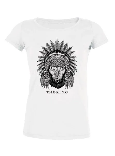 Human Family Human Family Damen Roundneck "The King" (weitere Farben), Anthrazit, – Produktbild 2 von 3