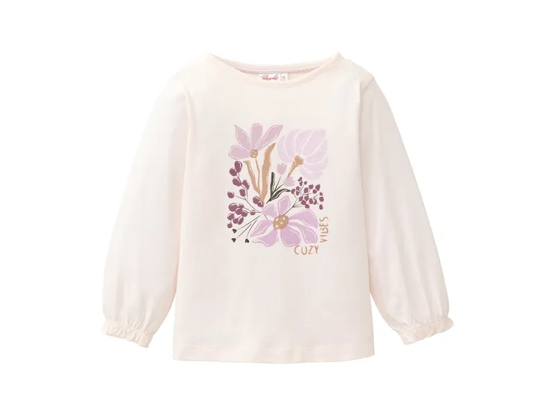 People Wear Organic People Wear Organic Langarm-Shirt Bio-Baumwolle (kbA) puder rosa 134/140, Rosa, – Produktbild 1 von 2