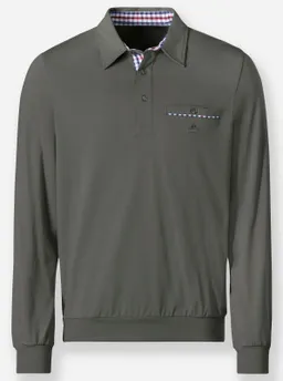 marco donati Langarm-Shirt oliv – Produktbild 1 von 1