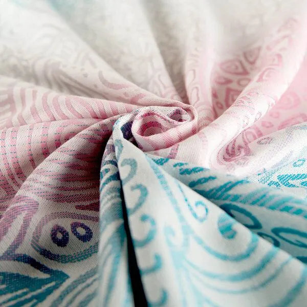 Hoppediz Hoppediz Babytragetuch - Ring-Sling kbA, Jaipur creme, – Produktbild 2 von 3