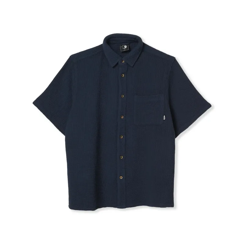 Town & Country Surf Designs Hemd Town & Country Surf Designs Waffle, Bleu, – Produktbild 1 von 1
