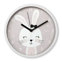 Hama Hama Kinder-Wanduhr "Maui", ohne Ticken, für Kinderzimmer, analog, Ø 25 cm – Produktbild 1 von 1