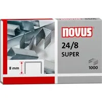 Novus Novus Heftklammern 24/8 Super, verzinkt, Heftleistung  ca. 50 Blatt, 1.000 Stk. – Produktbild 1 von 1