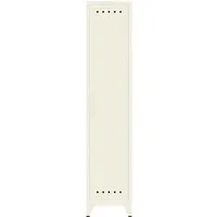 Bisley BISLEY Spind "Fern Locker" 3 Fachböden, B38xT51xH180cm, verkehrsweiß – Produktbild 1 von 1