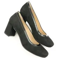 Will s Vegan Shop Will's Vegan Shop Blockabsätze Veganes Wildleder Damen, Schwarzes veganes wildleder, – Produktbild 1 von 1