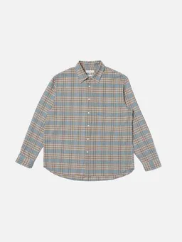 Nudie Jeans Nudie Jeans Hemd Filip Basket Prairie - Light Blue – Produktbild 1 von 1