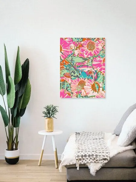 Photocircle Photocircle Poster / Leinwandbild - Pink Sunflowers – Produktbild 8 von 8