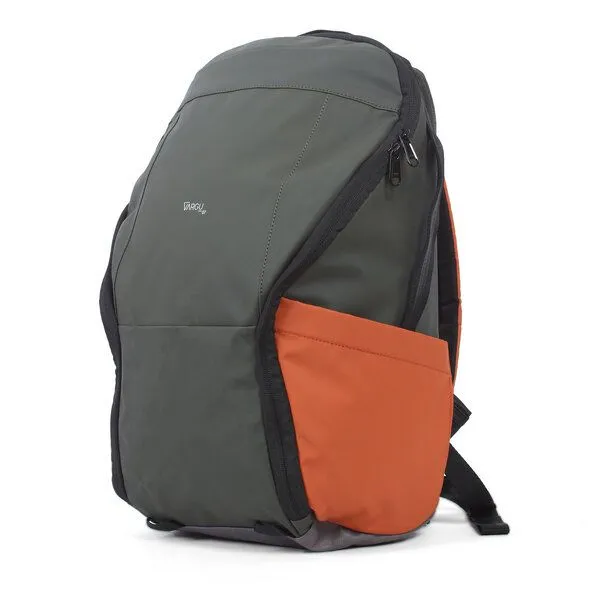 Vargu Vargu Laptop-Rucksack TEMS 1, Olive-orange, – Produktbild 2 von 4