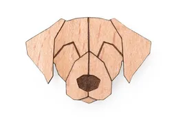 BeWooden BeWooden Brosche aus Holz Labrador – Produktbild 1 von 1