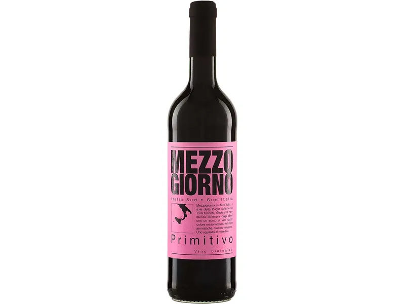Bio-Rotwein Primitivo 'MEZZOGIORNO' IGT, 0,75 l – Produktbild 1 von 1