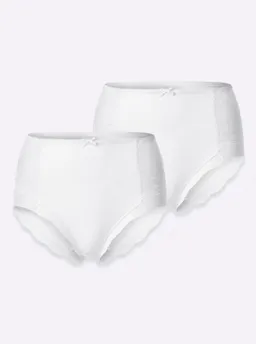 wäschepur Taillenslip 2x weiß – Produktbild 1 von 1