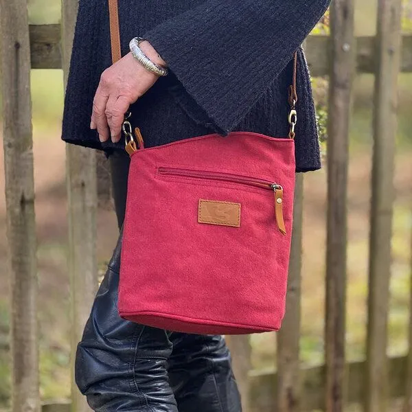 Dragolina Dragolina Crossbody Schultertasche Robin, Terracotta (rot), – Produktbild 2 von 4