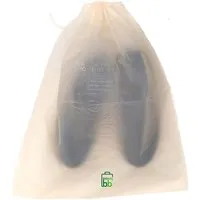 Bio-Turnbeutel aus Maisstärke transparent inklusive 1-farbigem Aufdruck – Produktbild 1 von 1