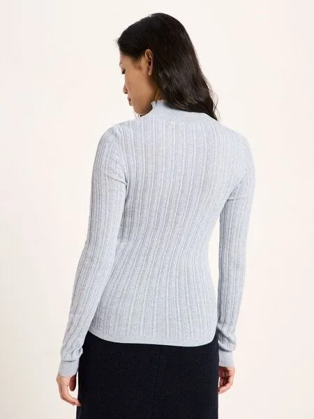 LANIUS LANIUS Rollkragenpullover, Skyway melange, – Produktbild 3 von 4
