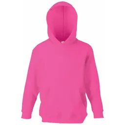 Fruit Of The Loom Fruit of the Loom Cotton Classics-16.2043 Kinder Kapuzen Sweater Gr. 152 fuchsia – Produktbild 1 von 1