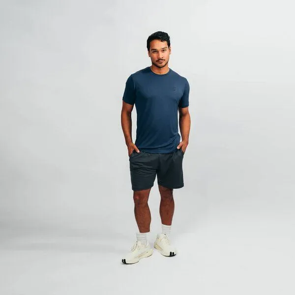 VIDAR Sport VIDAR Sport Herren Natural Sport Tee aus TENCEL Lyocell, Blau, – Produktbild 3 von 3
