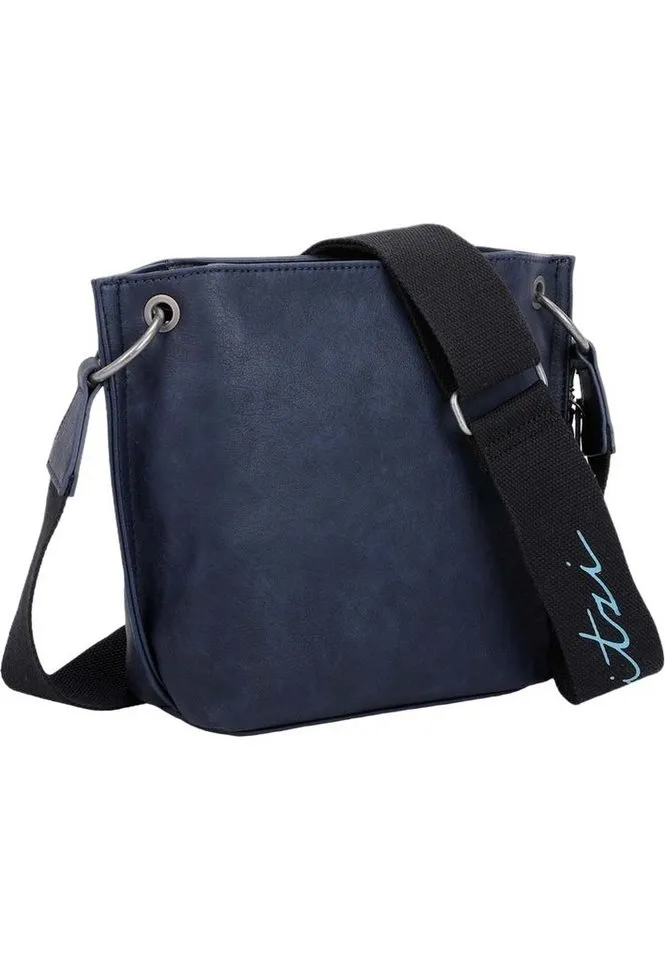 Fritzi aus Preußen Fritzi aus Preußen Schultertasche Eco-Fritzi03, aus veganen und recycelten Materialien, Blau, – Produktbild 2 von 4