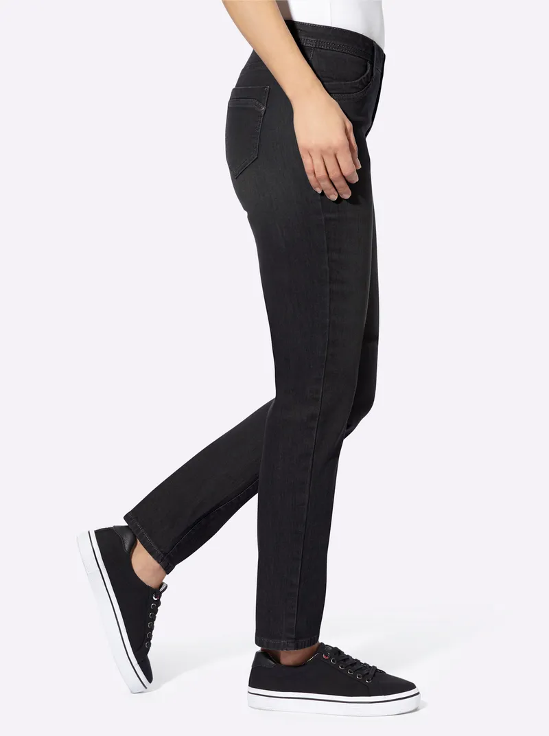 Witt Thermojeans, Black denim, – Produktbild 2 von 3