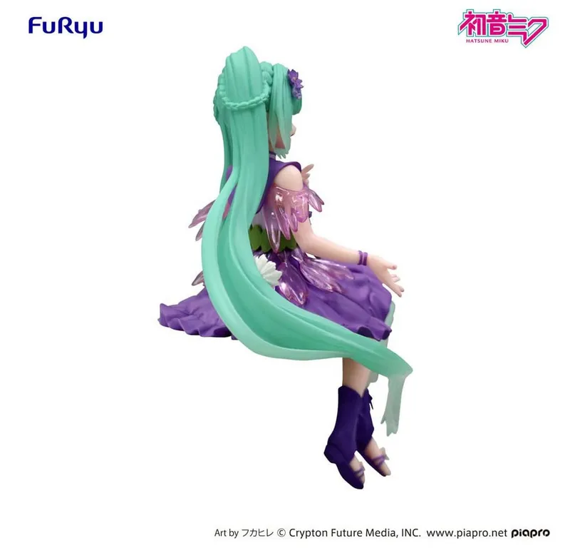 FuRyu Merchandise-Figur Hatsune Miku Noodle Stopper Flower Fairy Cosmos Purple Color 14 cm, Bunt, – Produktbild 4 von 5