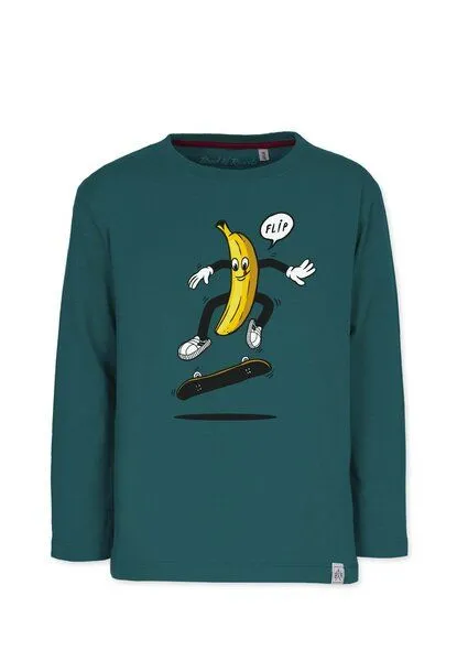 Band of Rascals Band of Rascals Banana Flip Longsleeve, Racing-green, – Produktbild 2 von 6