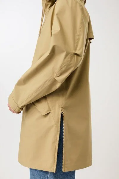 LangerChen LangerChen Regenparka mit seitlichen Reißverschlüssen am Saum, Breeze (braun), – Produktbild 4 von 4