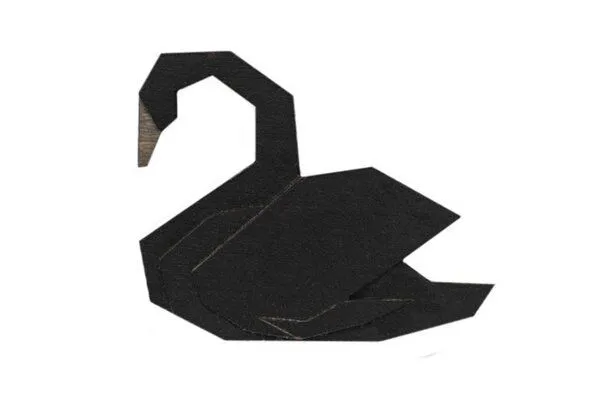 BeWooden BeWooden Holzbrosche Black Swan – Produktbild 1 von 4