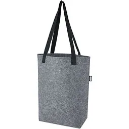 Unbranded Felta Tragetasche aus GRS-recyceltem Filz mit breitem Boden 12 L, mittelgrau, Grau, – Produktbild 1 von 1