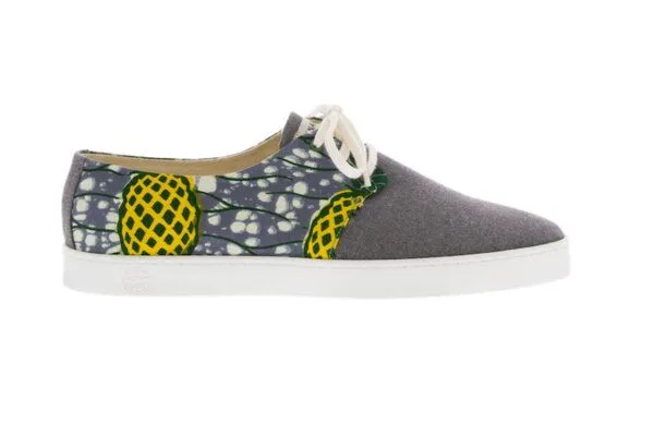 PANAFRICA PANAFRICA Bunte Sneaker - Zanzibar - Grau - Unisex – Produktbild 2 von 2