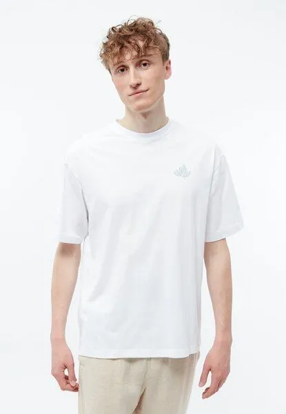 Givn Berlin Givn Berlin Print-T-Shirt GBGARY (PLANTS) oversize aus Bio-Baumwolle, White, – Produktbild 1 von 4