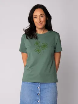 watapparel watapparel T-Shirt Frauen Glücksklee – Produktbild 1 von 1
