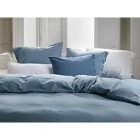 Yumeko Kissenbezug "Yumeko" aus Velvet Flanell, Light blue, – Produktbild 1 von 1