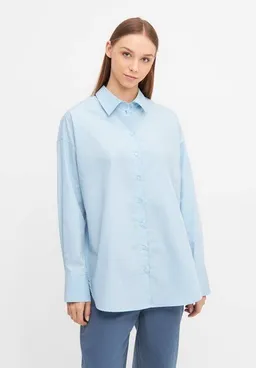 Givn Berlin Givn Berlin Bluse GBCOSIMA loose Fit aus Bio-Baumwolle - Ice Blue – Produktbild 1 von 1