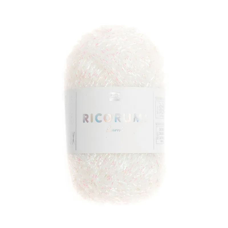 Rico Design Rico Design Creative Ricorumi Lamé Weiß Irisierend, Weiß irisierend, – Produktbild 1 von 1