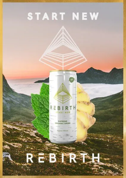Rebirth Rebirth Bio-Energydrink mit Guarana 6 Pack – Produktbild 4 von 4