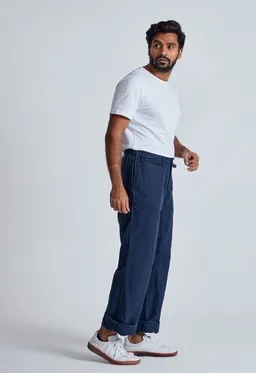 Flax and Loom Flax and Loom Leinen Chino Relaxed Fit Modell: Bird – Produktbild 1 von 1