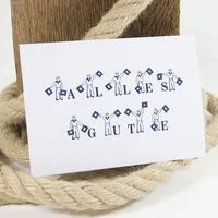 Bow & Hummingbird Bow & Hummingbird Postkarte Alles Gute – Produktbild 1 von 1