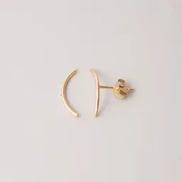 fejn jewelry fejn jewelry Ohrstecker 'curved' mit Halbkreis – Produktbild 1 von 1