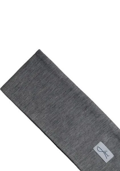 Lou-i Lou-i Stirnband aus Bio-Baumwolle, Grau, – Produktbild 2 von 3