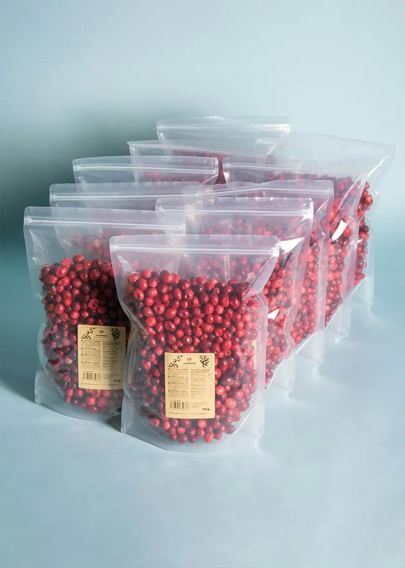 KoRo Gefriergetrocknete Cranberrys 10 x 175 g – Produktbild 2 von 5