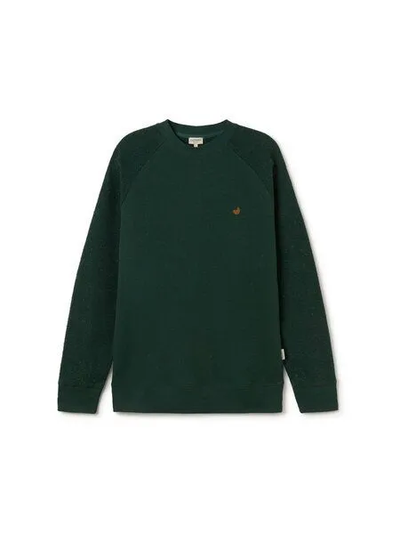 TWOTHIRDS TWOTHIRDS Klassisches Sweatshirt Dunmore, Dark green, – Produktbild 1 von 3