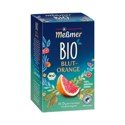 Meßmer Meßmer Bio Blutorange, Früchtetee, Teebeutel im Kuvert, 2. Entnahmefach/displaytauglich, 60g – Produktbild 1 von 1