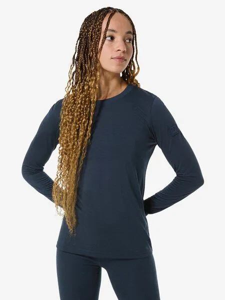 Super.Natural Super.Natural W CASUAL RIB BIO J LS für Damen, Merino, Blueberry, – Produktbild 4 von 4