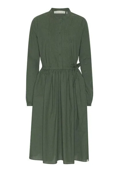 GROBUND GROBUND Das Kleid Rigmor - GOTS zertifiziert aus 100% Bio-Baumwolle, Grün, – Produktbild 1 von 2