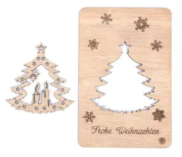 El Puente El Puente Weihnachtskarte mit integriertem Deko-Anhänger | Fair Trade & Handmade aus Indien – Produktbild 1 von 1