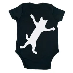 HANDGEDRUCKT HANDGEDRUCKT "Klammerkatze" Baby Body – Produktbild 1 von 1