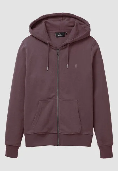 recolution Damen Sweatjacke aus Bio-Baumwolle - DAHLIA - recolution, Dark grape (lila), – Produktbild 1 von 1