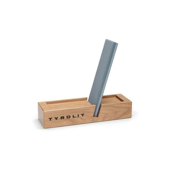 4betterdays 4betterdays Messerschärfer Kompakt mit Keramikschleifstein und Holzhalterung – Produktbild 1 von 4
