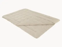 allnatura Kamelflaumhaar-Kombi-Bettdecke "Cammello" 140x200 cm Bändchen – Produktbild 1 von 1