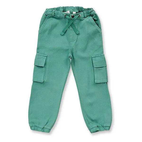 Sense Organics Sense Organics Kinderhose in smaragdgrün, Modell MAILO, Smaragdgrün, – Produktbild 1 von 4